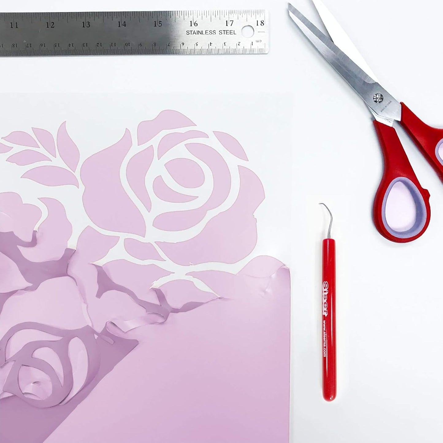Siser Easyweed Heat Transfer Vinyl 11.8" X 2FT Roll - Compatible with Siser Romeo/Juliet & Other Professional or Craft Cutters - Layerable - CPSIA Certified (Lilac - HEX #A893C0)