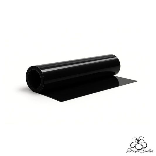 Turbo - Heat Transfer Vinyl - Black (25Cm X 1M)