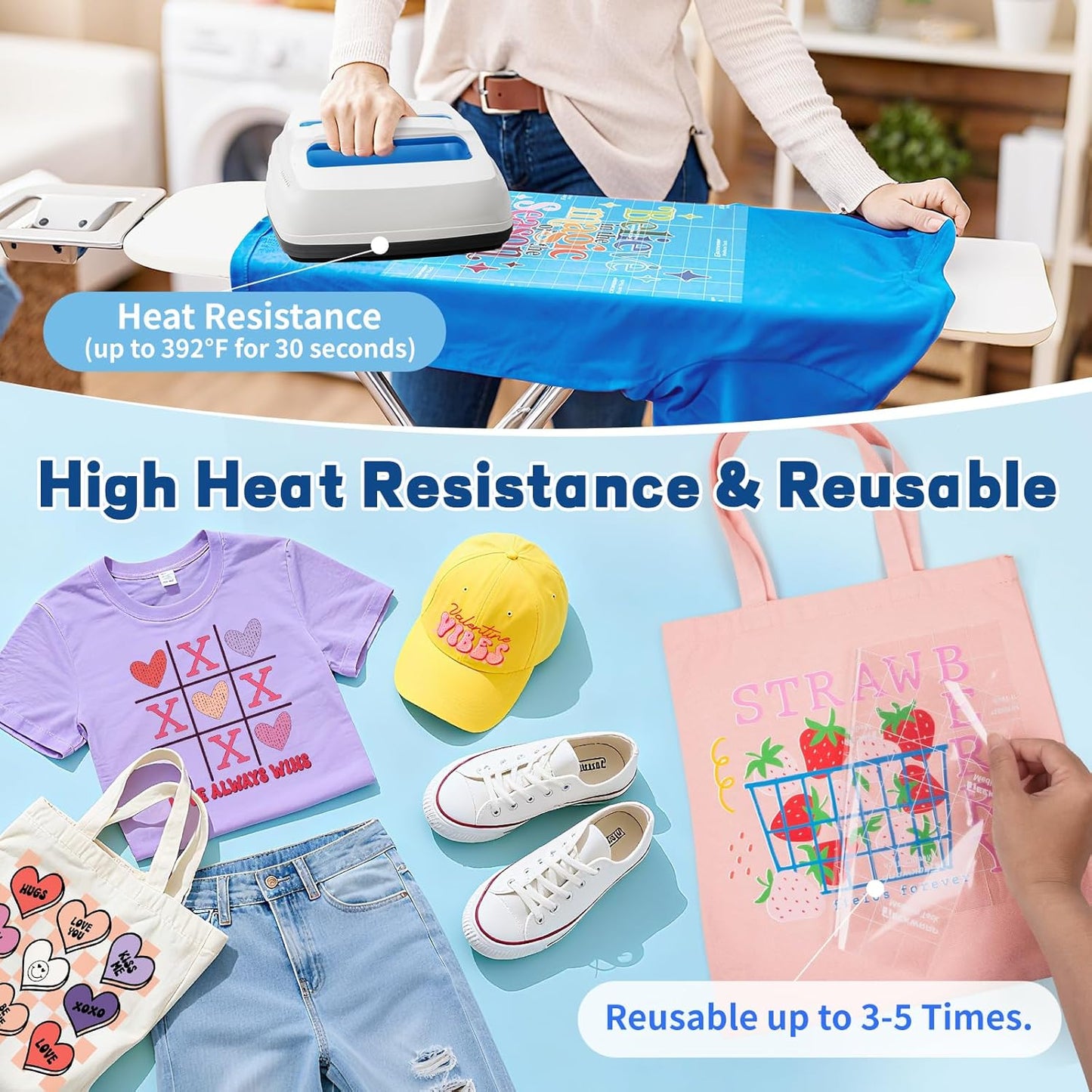 Clear Transfer Tape for Vinyl 12" X 30FT – Grid Alignment Transfer Tape for Permanent Vinyl, Printable HTV, Heat Transfer Mask, Iron-On Vinyl, Decals, Signs, Stickers, Craft Projects