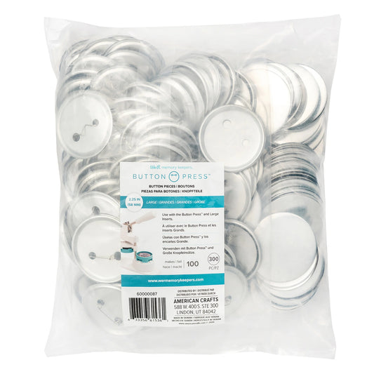 We R Button Press Bulk Refill Pack 100/Pkg-Large (58Mm)