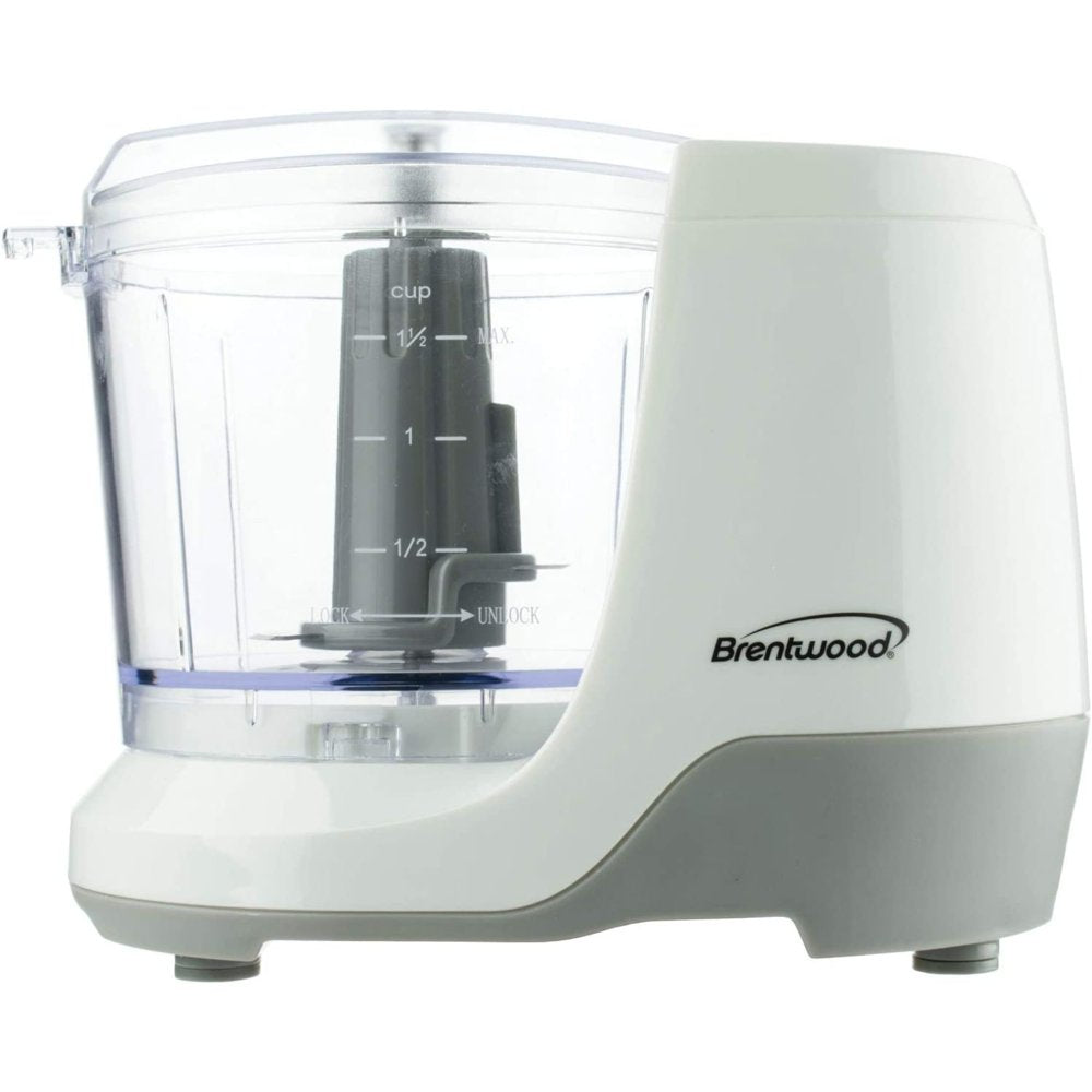 100-Watt 1.5 Cup Mini Food Chopper - White