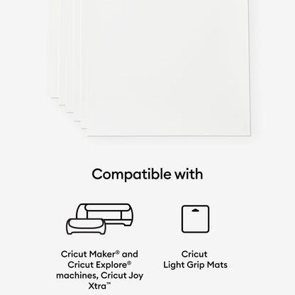 Cricut Printable Sticker Paper (8 Ct), White, 8.5 X11, Sheets
