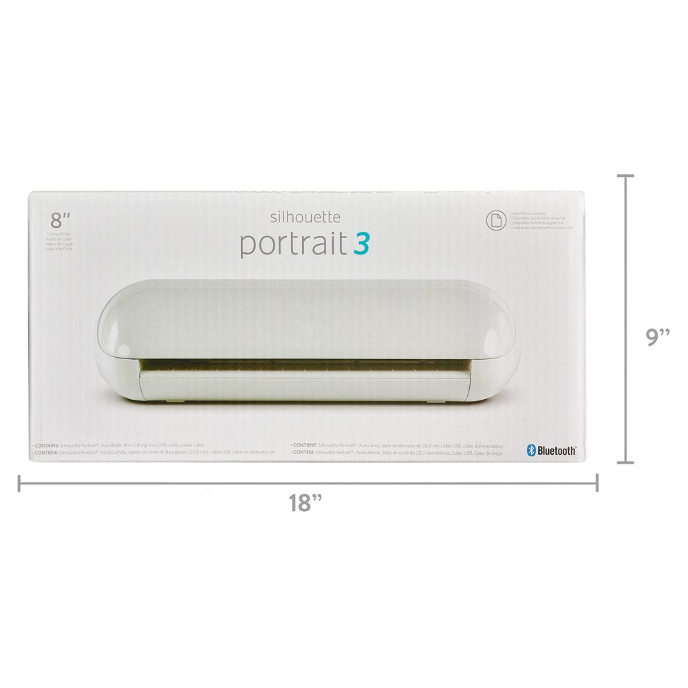 Portrait 3 - Vinyl Cutting Machine, White