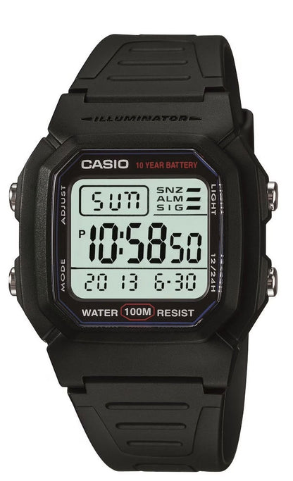 Adult Men'S Classic Digital Sport Watch with Resin Band W800H-1AV