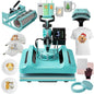 15"X15" 5 in 1 Heat Press Machine Digital Transfer Sublimation T-Shirt Mug Hat