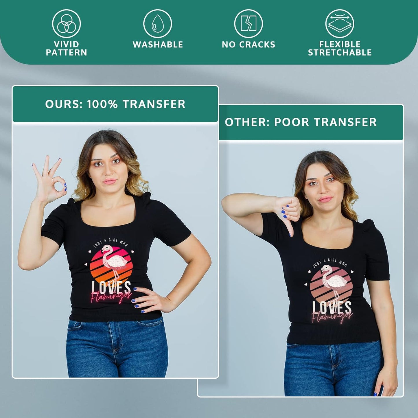 OFFNOVA Premium DTF Ink 1500ML, DTF Ink Refill for DTF Inkjet Printer ET-8550, XP-15000, L1800, L805, R1390, R2400, Direct to Film Heat Transfer Printing, 250Ml X 6 (CMYK + 2White)