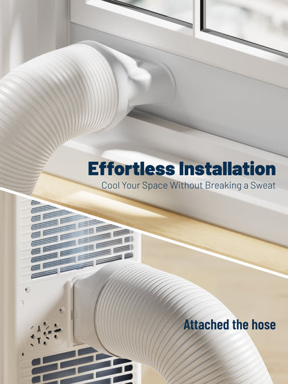 8000 BTU Portable Air Conditioner, 3-In-1 AC Unit, Dehumidifier, Fan, Remote, Timer, for Room up to 230 Sq.Ft