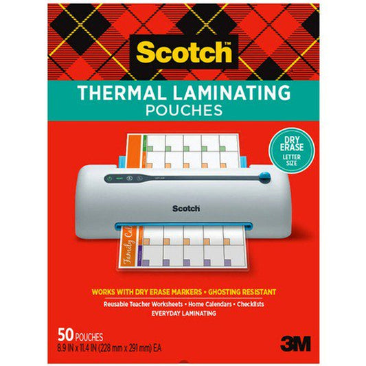 Laminating Pouch - Sheet Size Supported: Letter - Laminating Pouch/Sheet Size: 8.90" Width X 11.40" Length - for Document, Artwork, Sign, Flyer, Schedule, Certificate, | Bundle of 5 Packs