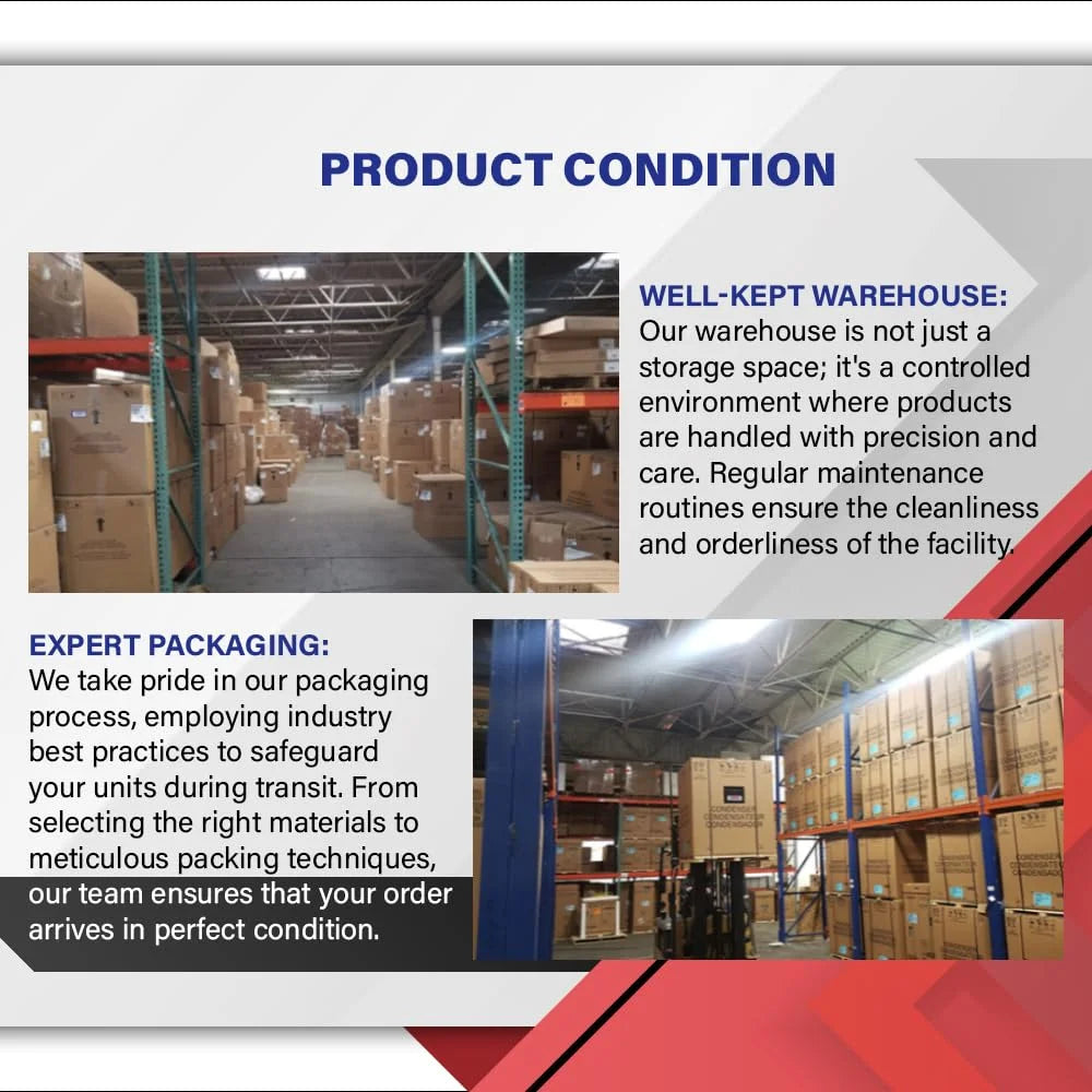 Condenser AC Unit 14.3 SEER2 1-Ton 18,000 BTU | Rotary Single Stage Room Air Conditioners | Environmentally Conscious R32-Compatible Refrigerant