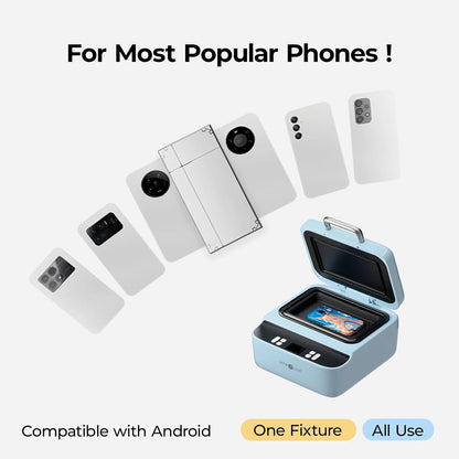 Phone Cases Heat Press - 3D Vacuum Heat Press with Is Software, Auto Temperature Control. Includes 2 Adjustable Phone Fixture(Compatible with Iphone & Android)