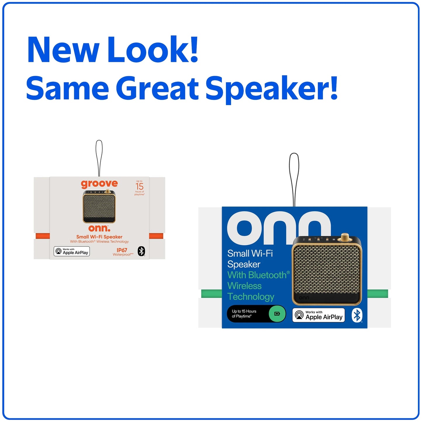 Small Wi-Fi Speaker with Bluetooth Technology, Black