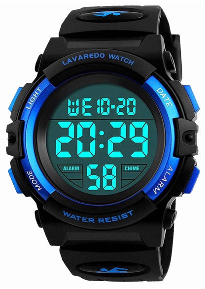Kids Digital Sports Watch for Age 4-15 Waterproof Watches with Alarm Stopwatch Wrist Watches for Boys Girls Birthday Chriatmas Gift for Kids