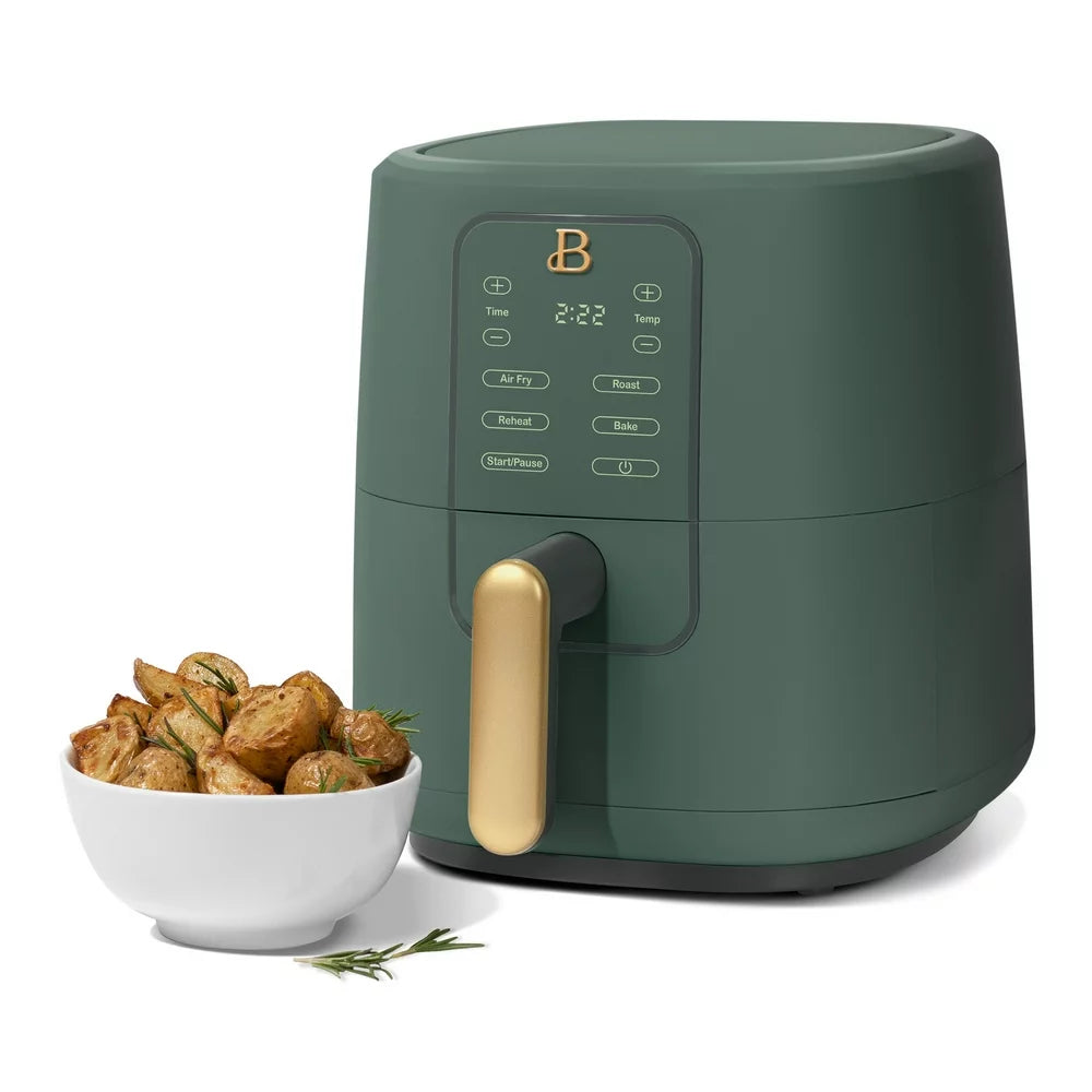 3 Qt Air Fryer with Turbocrisp Technology, Limited Edition Thyme Green by Drew Barrymore