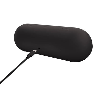 Pill Waterproof Built-In Microphone Wireless Bluetooth Portable Speaker, Matte Black