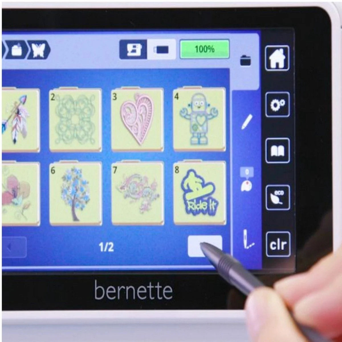 Bernette B79 Sewing & Embroidery Machine with Silhouette Cameo 5 Alpha