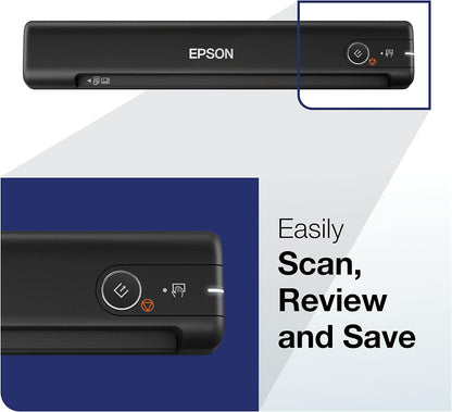 Epson Workforce ES-50 Portable Sheet-Fed Document Scanner for PC and Mac