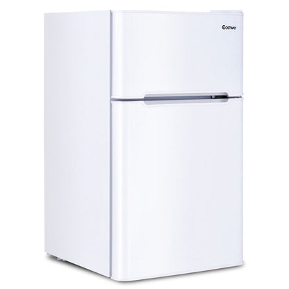 Refrigerator Small Freezer Cooler Fridge Compact 3.2 Cu Ft. Unit, White