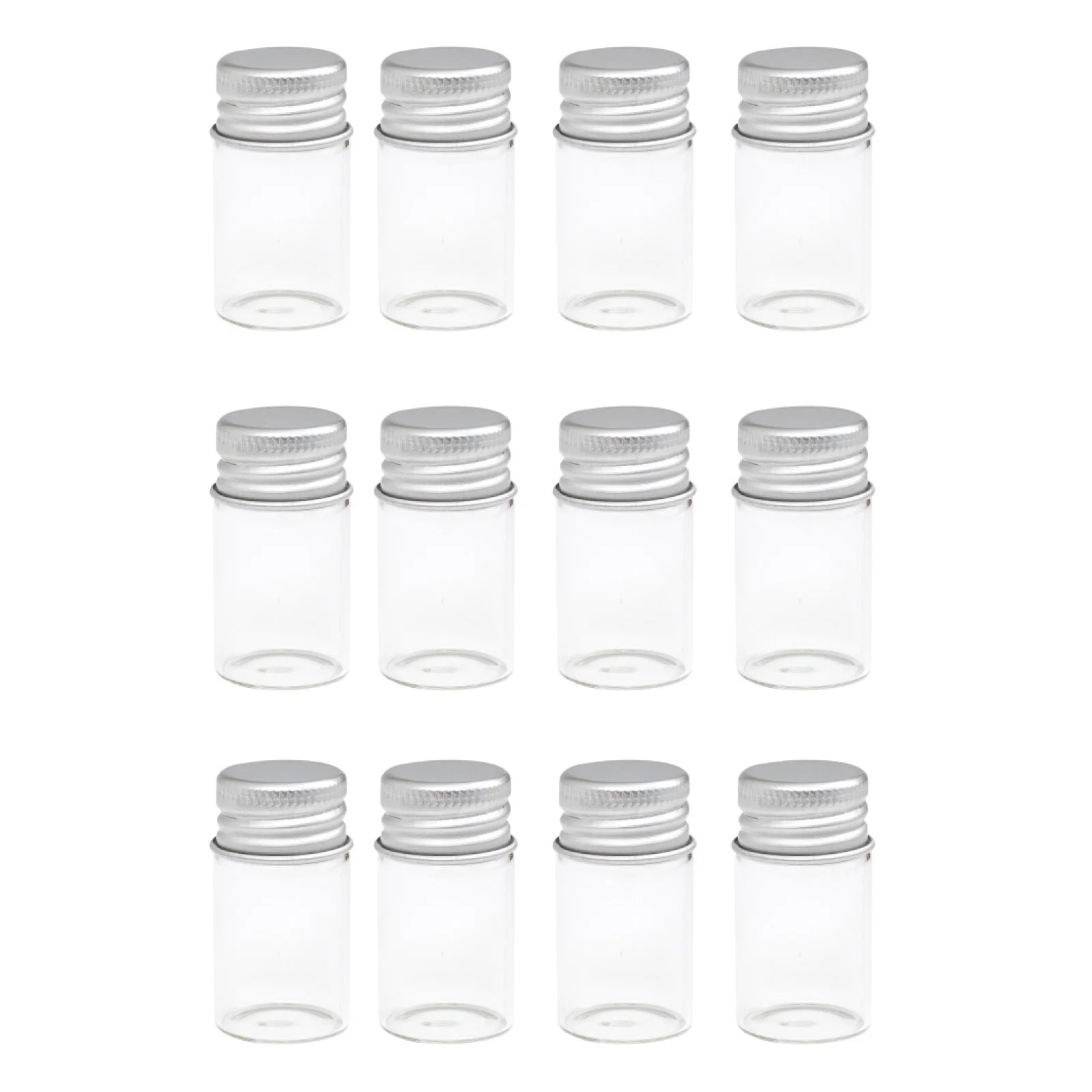 Storage Glass Jars 12/Pkg-Medium