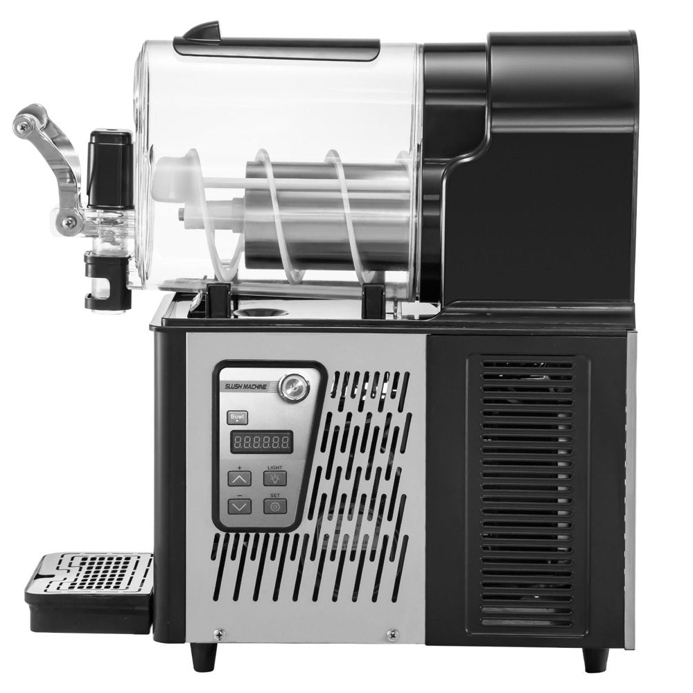 brand Commercial Slushy Machine,3L Margarita Machine, Single Bowl Stainless Steel Frozen Drink Slush Machine,Black
