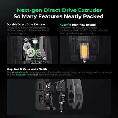 Creality K2 plus Combo 3D Printer, Multi Color Printing with New CFS 600Mm/S High-Speed Full Auto-Leveling Dual Al Camera Next-Gen Direct Drive Extruder Large Build Volume 13.78X13.78X13.78Inch