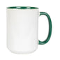 HPN ORCA Premium 15 Oz. Inner + Handle Sublimation Ceramic Mug - 36 per Case