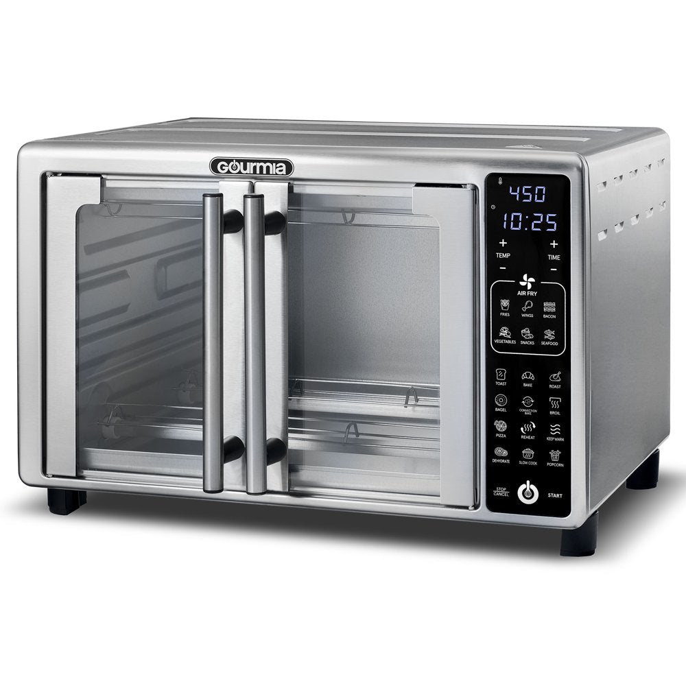 New  6-Slice Digital Toaster Oven Air Fryer with 19 One-Touch Presets, Stainless Steel