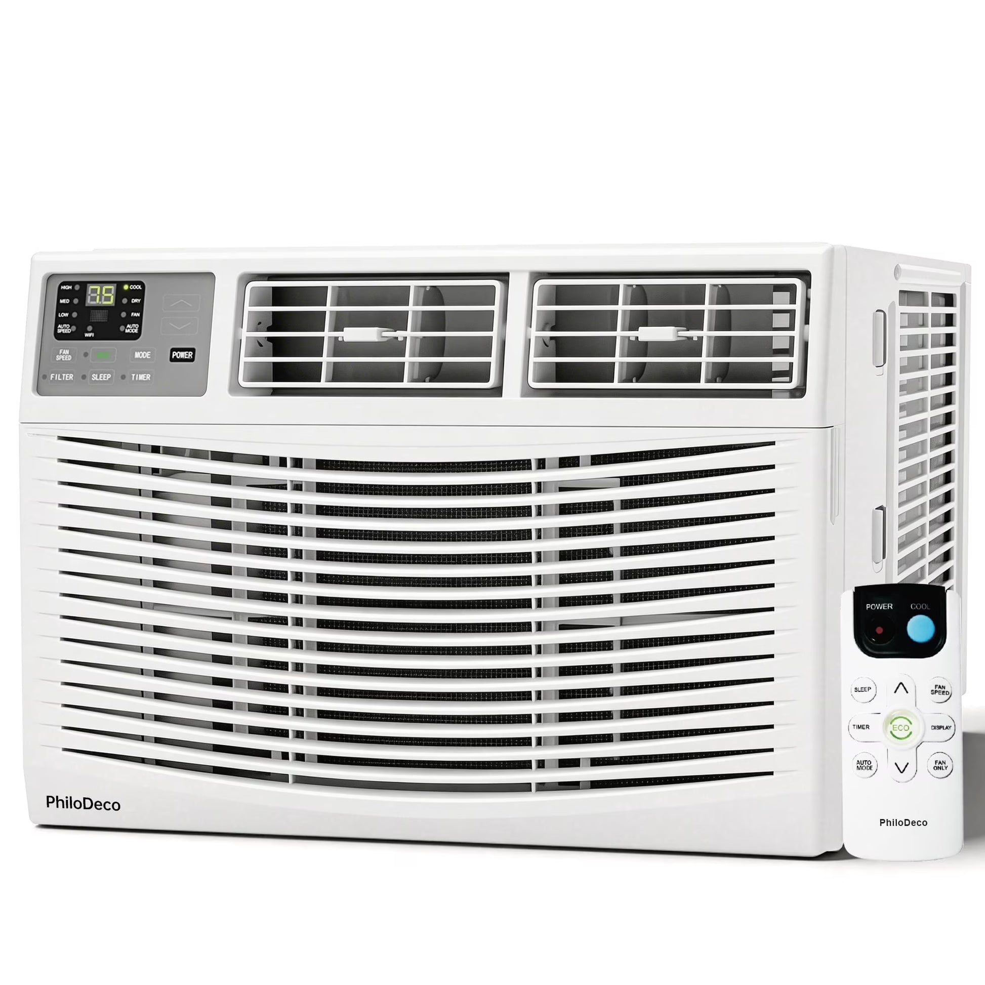 18000 BTU Window Air Conditioner 1000 Sq Ft. Ac Units Intelligent , LED Diswplay Screen, with Remote Control, Dehumidifier/Fan, Operates Quietly, Energy-Saving. 24 Timer, 208/230 VOLTS