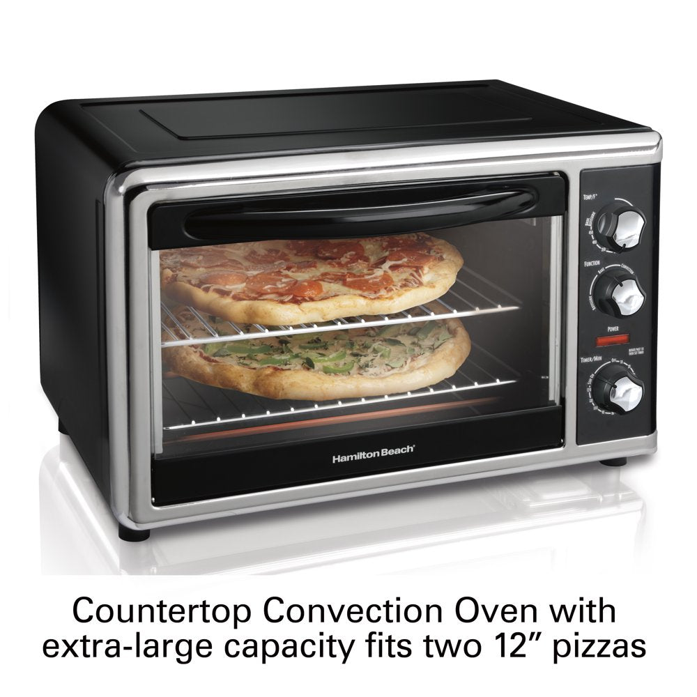 Countertop Oven with Convection and Rotisserie, Baking, Broil, Extra Large Capacity, Silver, 31100D