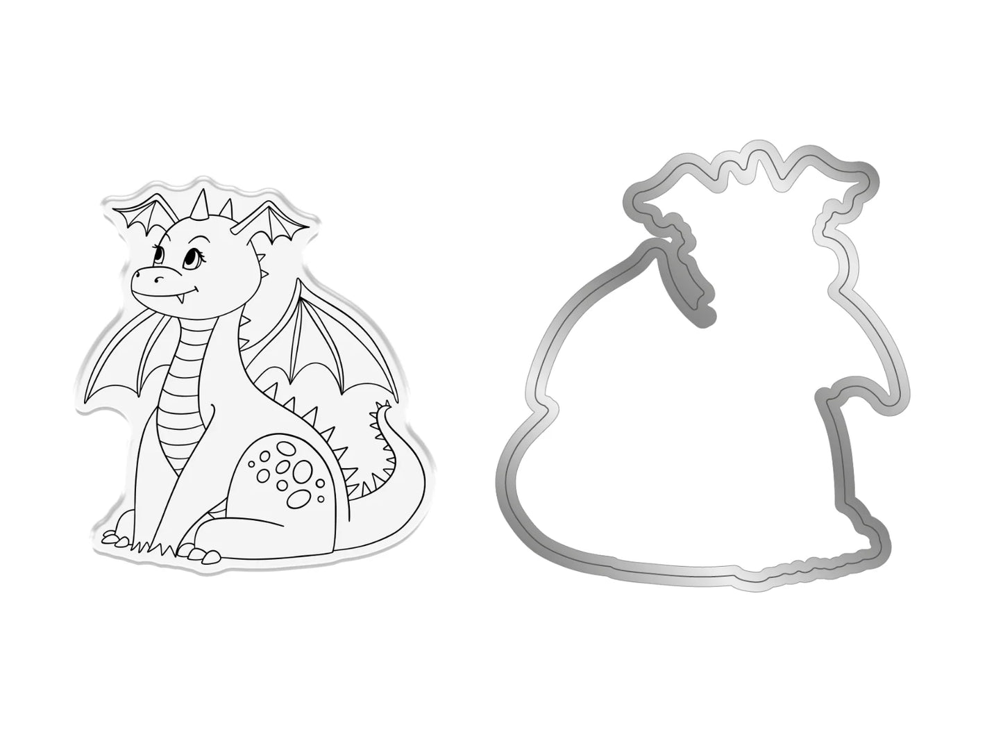 Crafters Companion Stamp & Die - Daisy the Dragon