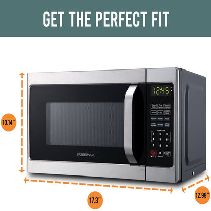 Classic 0.7 Cu. Ft. 700-Watt Microwave Oven, Brushed Stainless, FMO07AHTBKJ