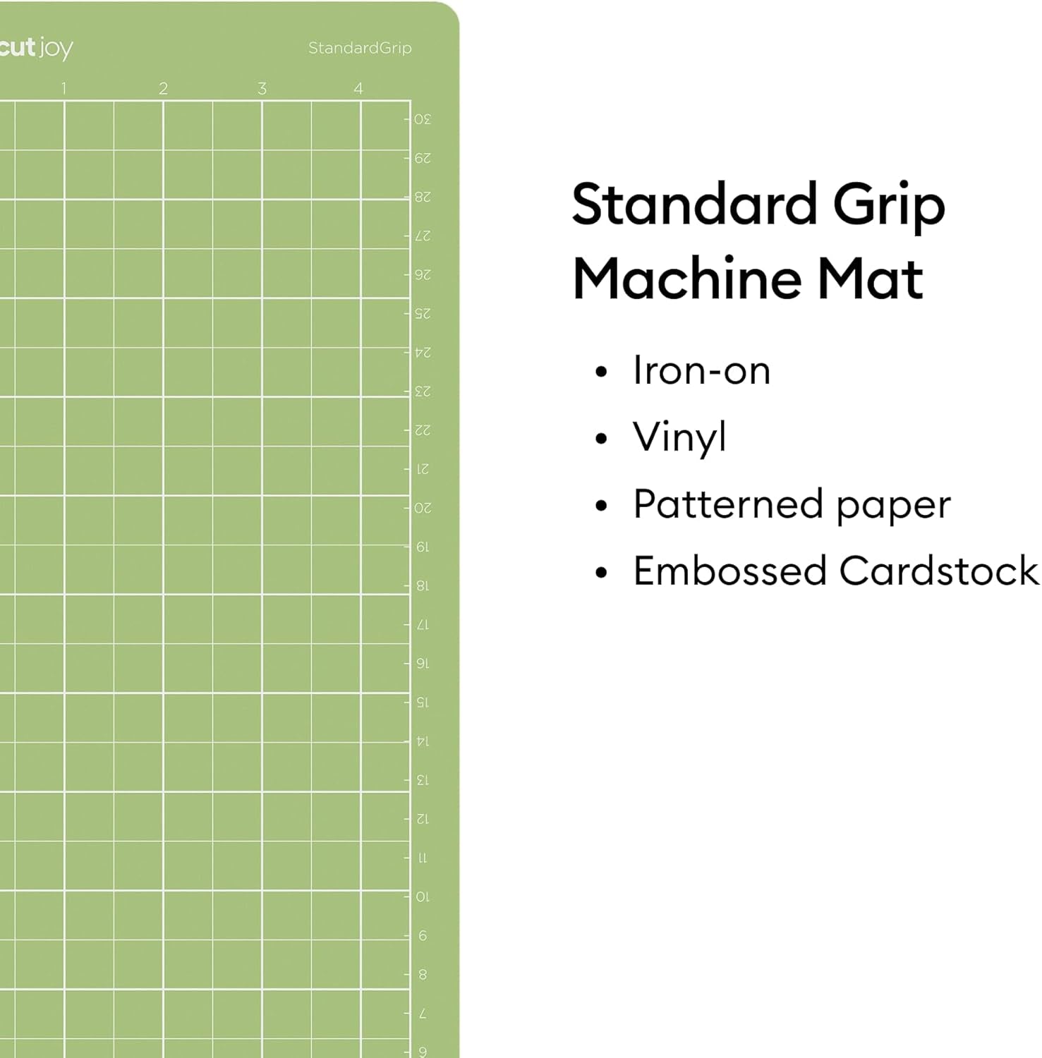 Cricut Standardgrip Cutting Mat Pack (5 Count, 4.5In X 12In) - for Joy Machine