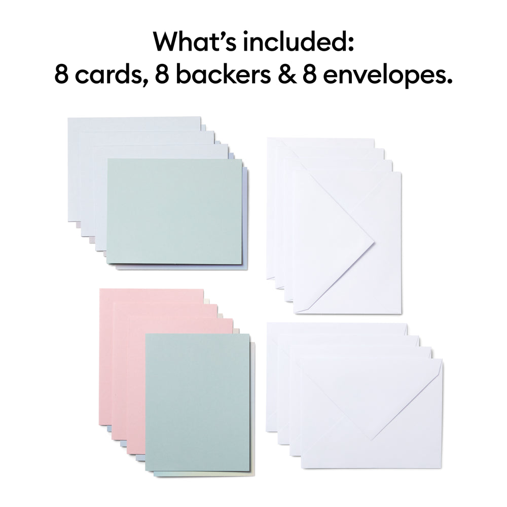 Joy™ Cutaway Cards, Pastel Sampler - A2