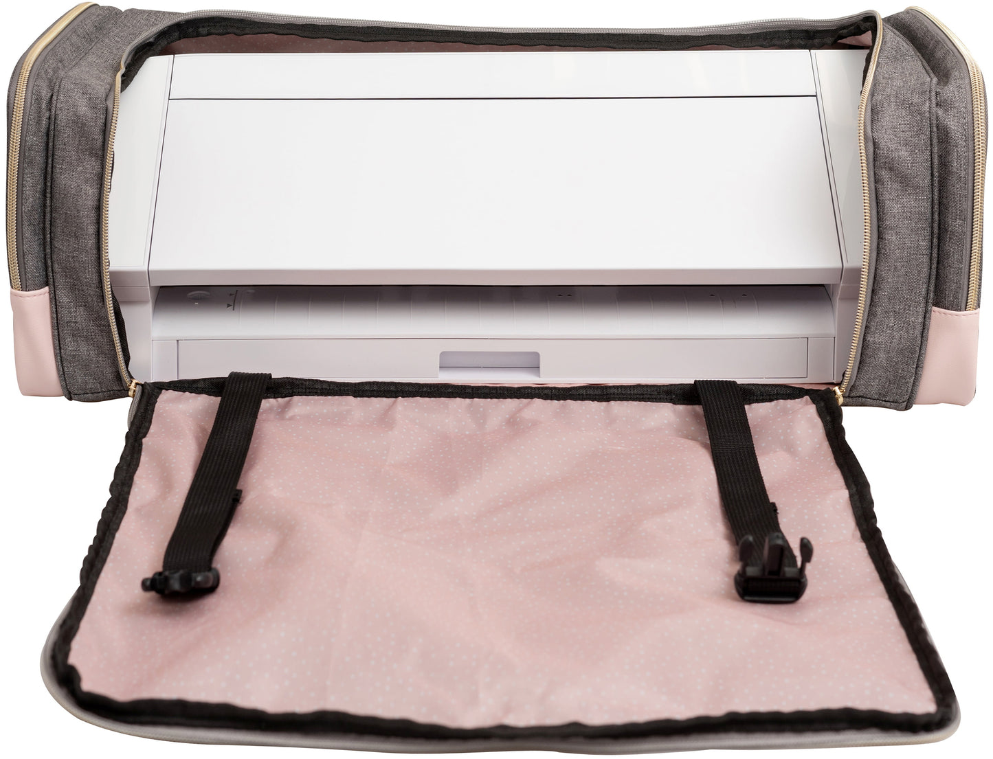 We R Crafter'S Machine Tote-Pink & Grey