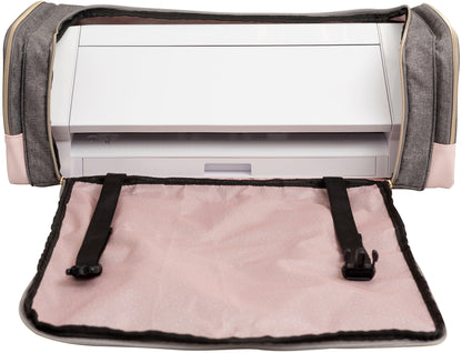 We R Crafter'S Machine Tote-Pink & Grey