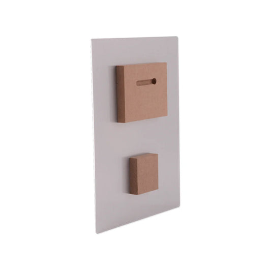 3" X 4" and 2" X 2" Raw Shadow Mount for Sublimation Photo Panels