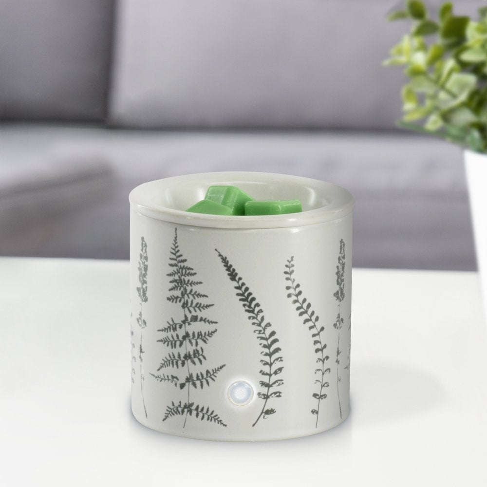 Electric Botanical Ceramic Wax Warmer, Single Pack