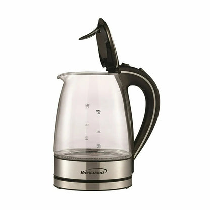 KT-1900BK 1.7L Cordless Glass Electric Kettle, Black