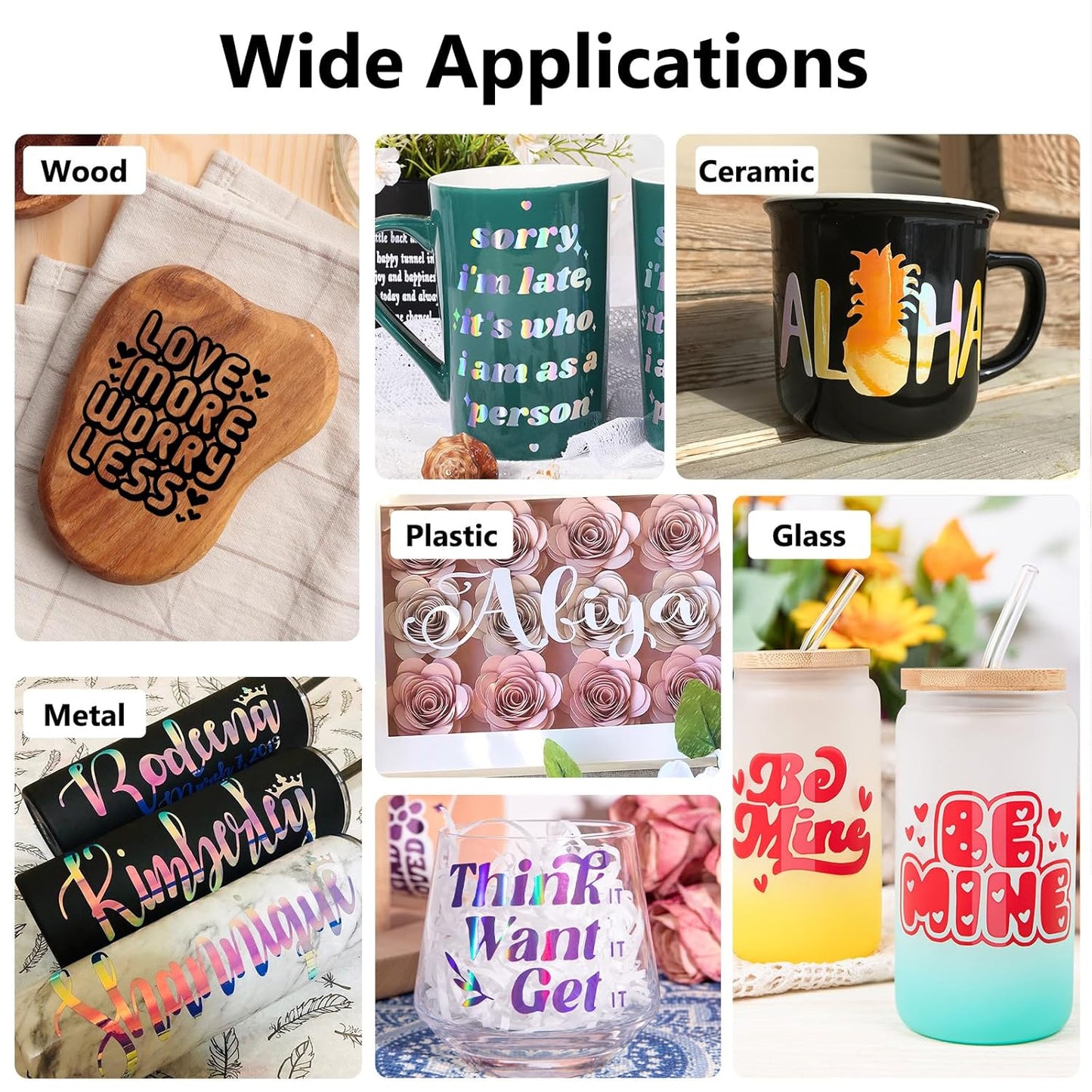 Transfer Tape for Vinyl - 12" X 32FT Vinyl Medium Tack Transfer Paper for Permanent Vinyl, Stickers, Decals, Signs, Windows, Alignment Grid & Clear