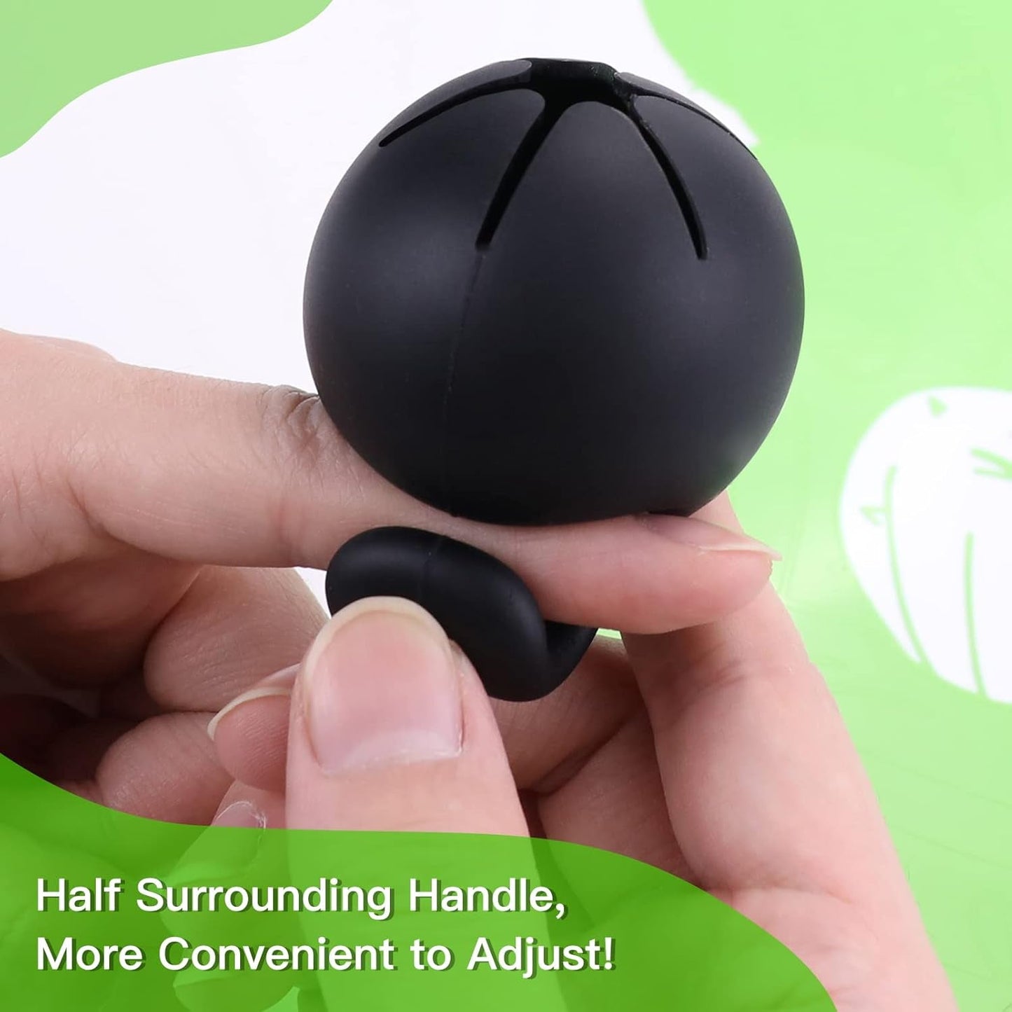 HTVRONT Vinyl Weeding Scrap Collector - Portable Handheld Scrap Collector Ring, Silicone Weeding Tools for HTV Crafting Adhesive Paper Sheets (Black)
