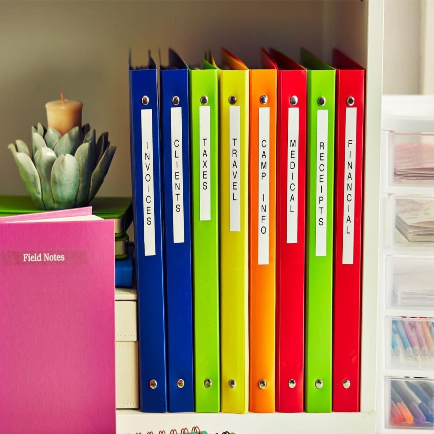 P-Touch, PTH110BP, Easy Portable Label Maker Bundle (4 Label Tapes Included), White, Small