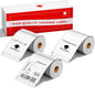 Phomemo Transparent Thermal Labels-3 Roll 390 Labels for M110/M100/M220/M221/M108 Label Printer,1.57"X 2.36" (40Mm X 60Mm), 130 Labels/Roll, for Barcode/Address/Mailing/Logo/Business/Home Tag