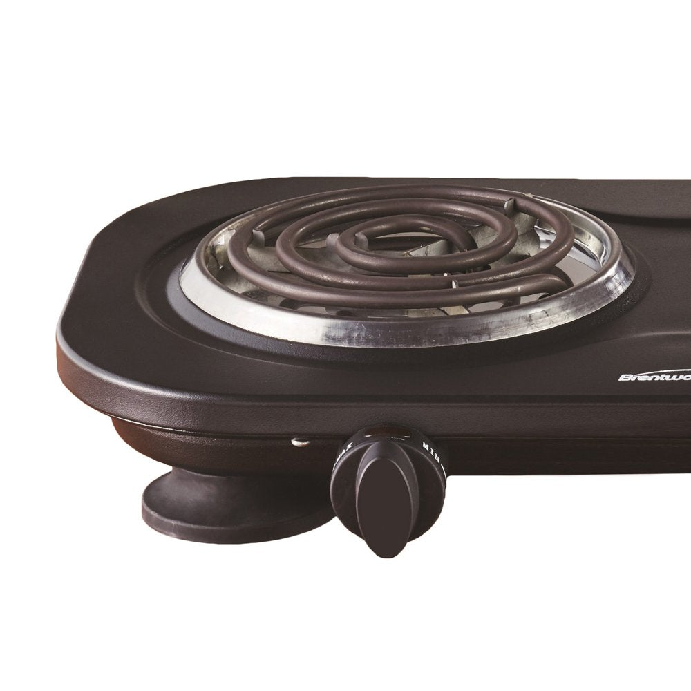 1,500-Watt Double Electric Burner (Black)