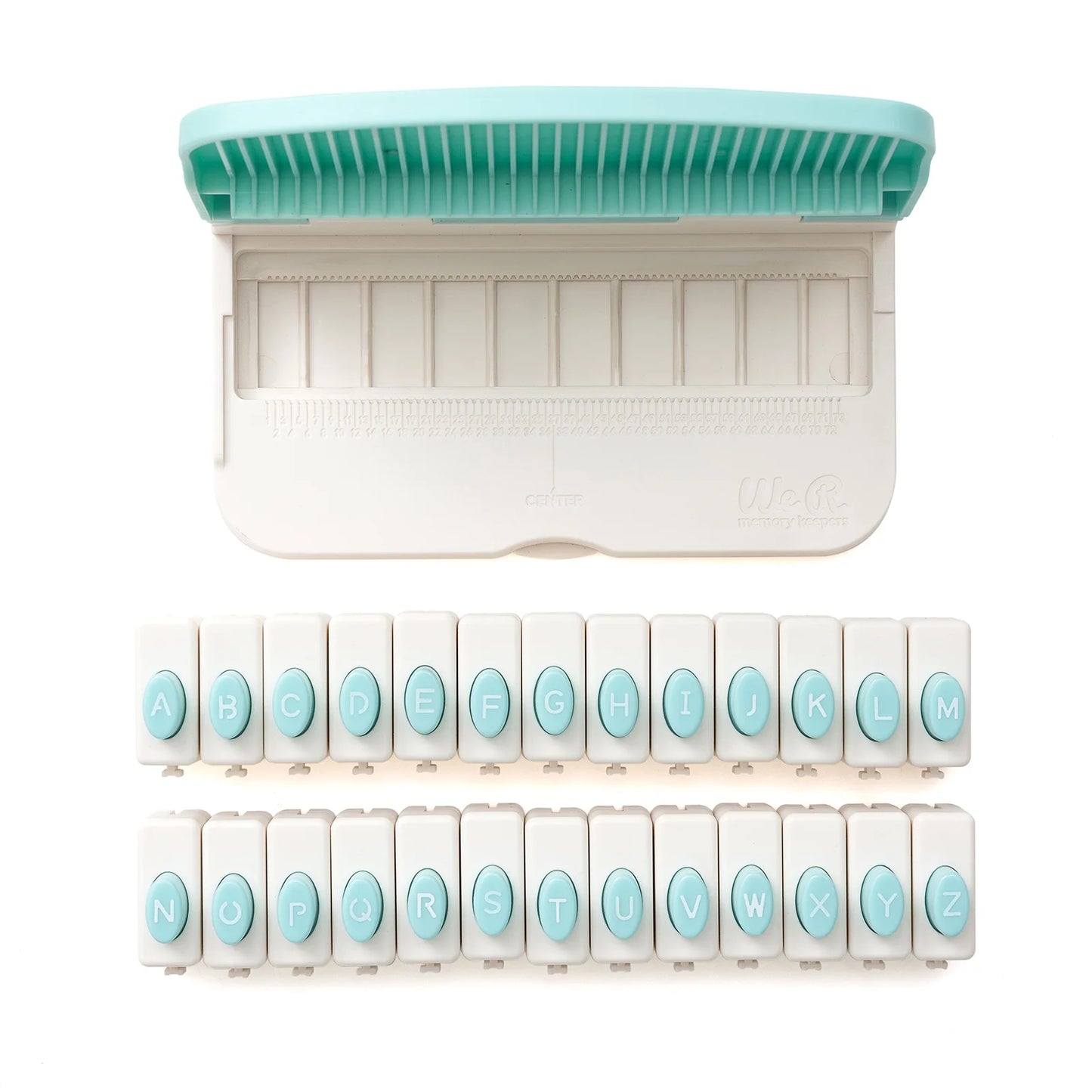 We R Memory Keepers Multicolor Plastic Word Punch Board - Scrapbooking Tool Kit