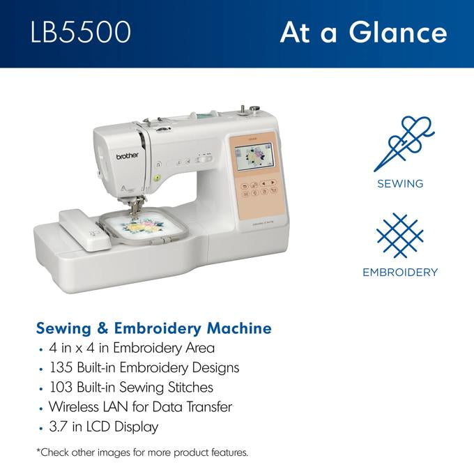 Brother LB5500 Computerized Sewing & Embroidery Machine