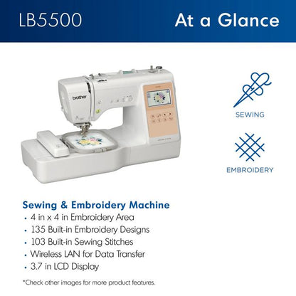 Brother LB5500 Computerized Sewing & Embroidery Machine