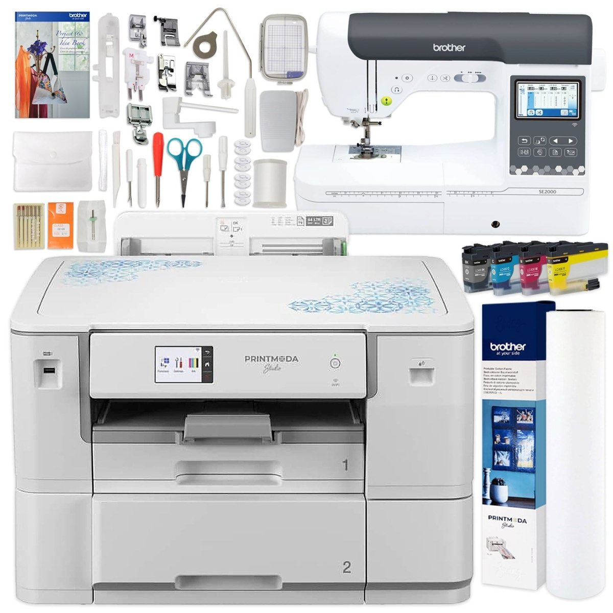 Brother Printmoda Dual Function Fabric Printer with Brother SE2000 & Artspira