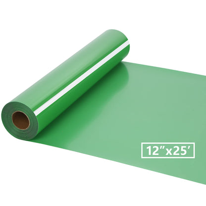 HTV Iron on Vinyl 12Inch by 25ft Roll Heat Transfer Vinyl for T-Shirt HTV Vinyl Rolls for All Cutter Machine - Easy to Cut & Weed for Heat Transfer Design