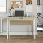 Oxford Computer Desk with Drawer, Pale Oak