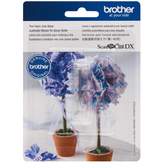 Brother ScanNCut DX Thin Fabric Auto Blade CADXBLDQ1, Replacement Accessory, Cuts Textiles 0.25-0.5mm Thick, For Quilting Pieces, Appliqués