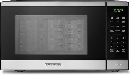 0.9 Cu Ft Microwave Oven Countertop , 6 Auto Menus, 10 Power Levels, Digital Panel, 900W